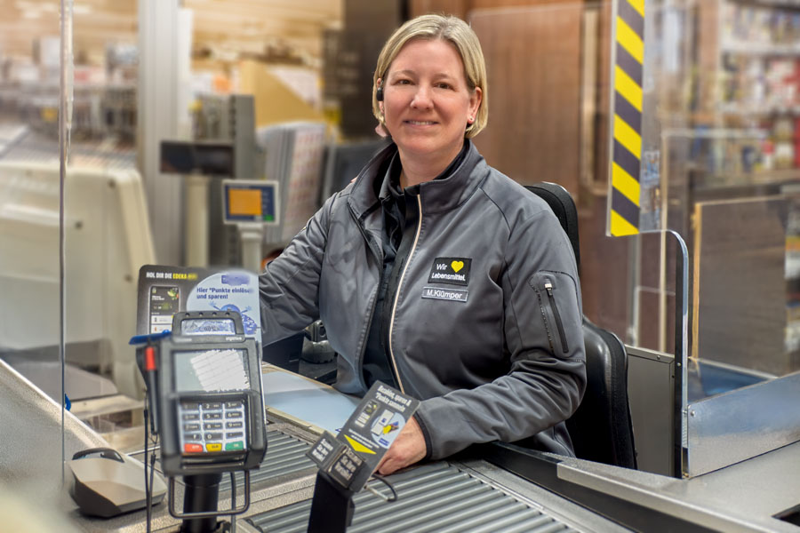 Mitarbeiter Kasse